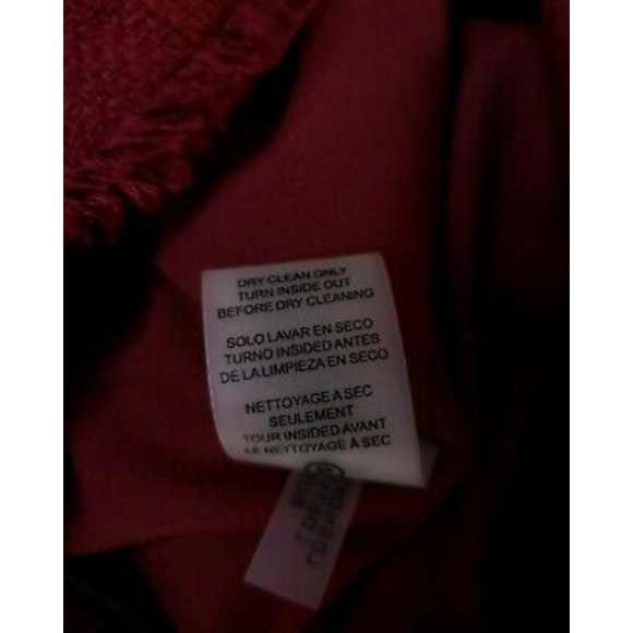 Karl lagerfeld burgundy tweed dress - Picture 4 of 4